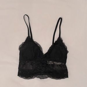 Abercrombie & Fitch Gilly Hicks Black Lace Bralette XS